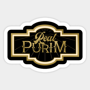 Real Purim Sticker